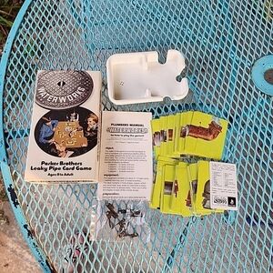 Vintage 1972 Water Works Parker Brothers Leaky Pipe Card Game